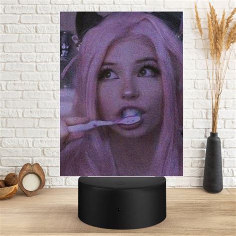 belle delphine light bulb|In a post of a girl putting a lightbulb in her mouth